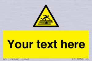 Custom Figure on Roof Sign